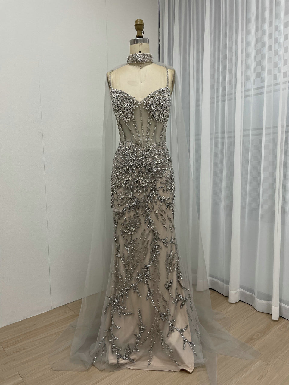 Gorgeous Couture Beading Red Carpet Engagement Party Evening Dress MB4 DESIRE DRESS