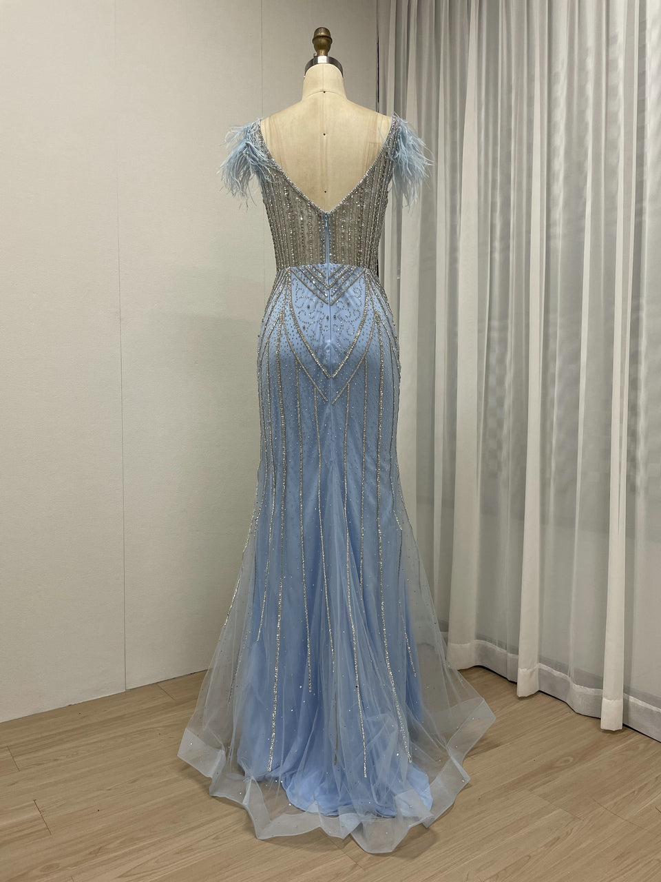 Petite Women Body Fitted Birthday Party Pink Evening Dress MB40257