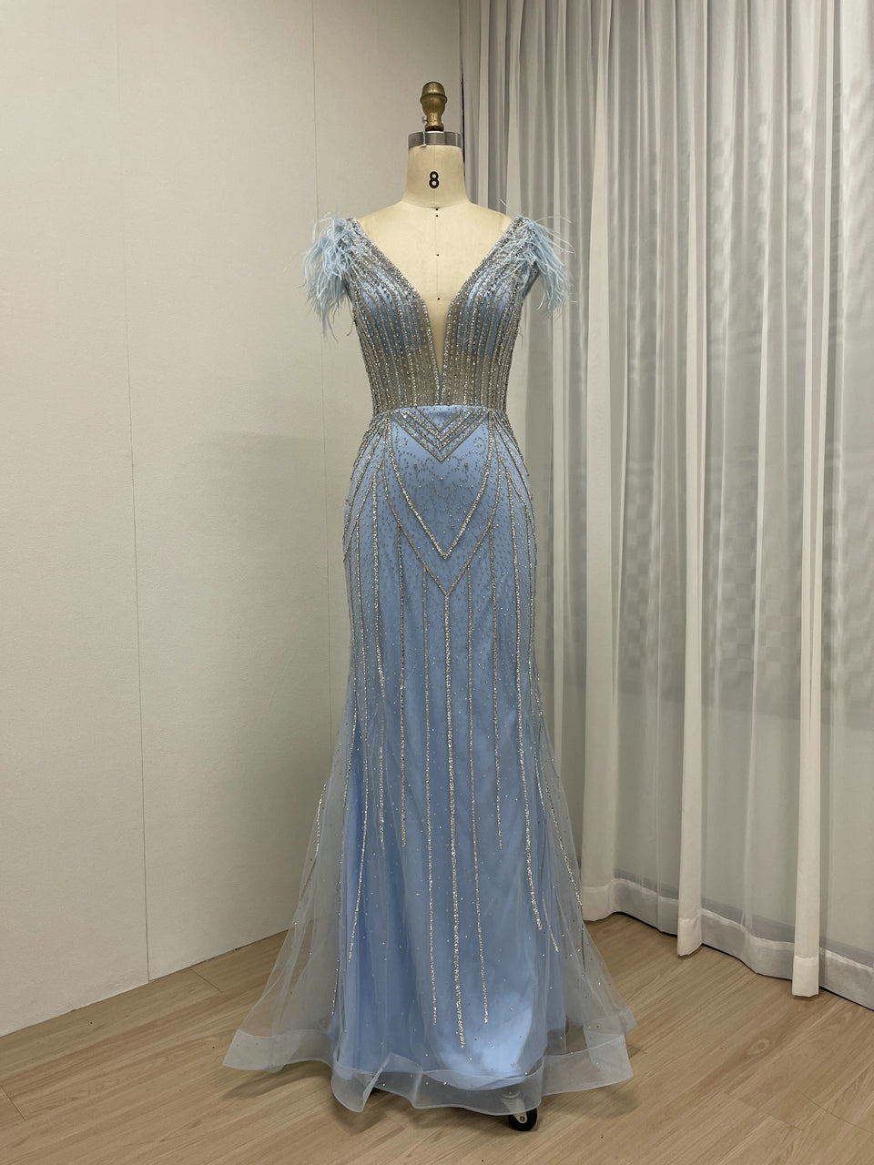 Petite Women Body Fitted Birthday Party Pink Evening Dress MB40257