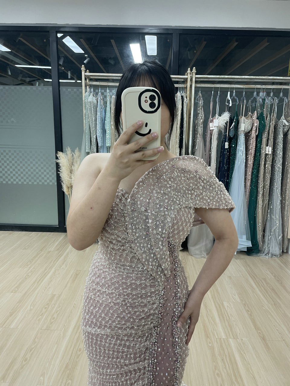 Luxury Couture Beading High Split Wedding Party Evening Dress MB40262