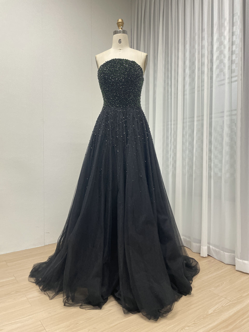 Luxury Evening Gown Detachable Cape Diamond Stylish Top Embellished Evening Dresses for Women Parties MB40306