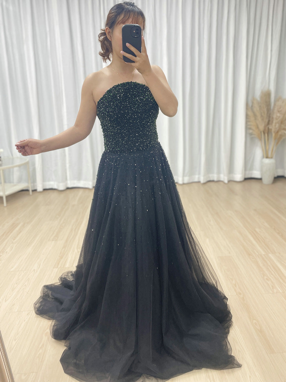 Luxury Evening Gown Detachable Cape Diamond Stylish Top Embellished Evening Dresses for Women Parties MB40306