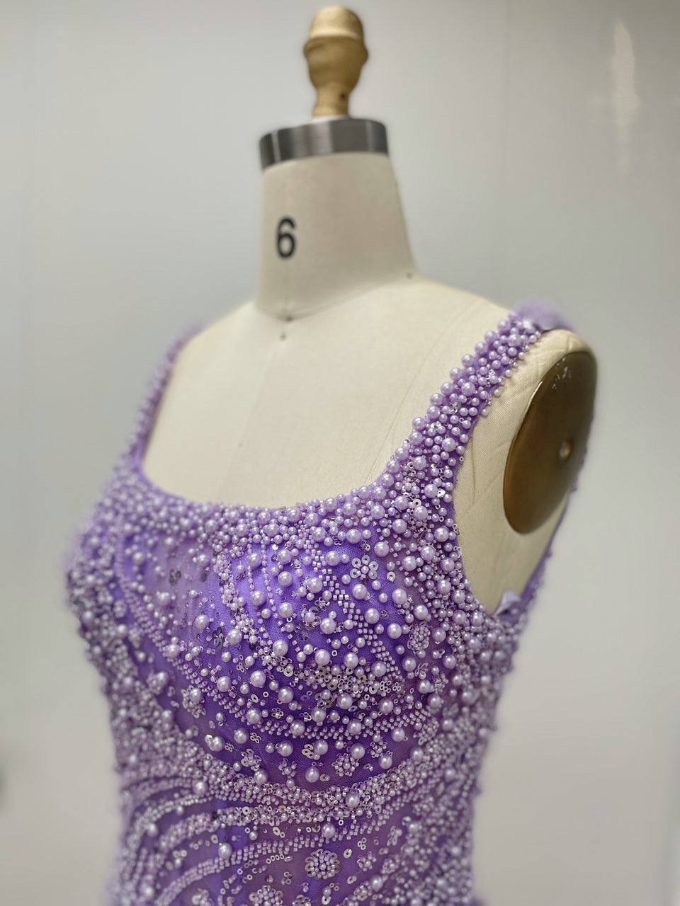 Hot Selling Spaghetti Strap Beading Lace Mermaid Fitted Wedding Party Evening Dress MB40328