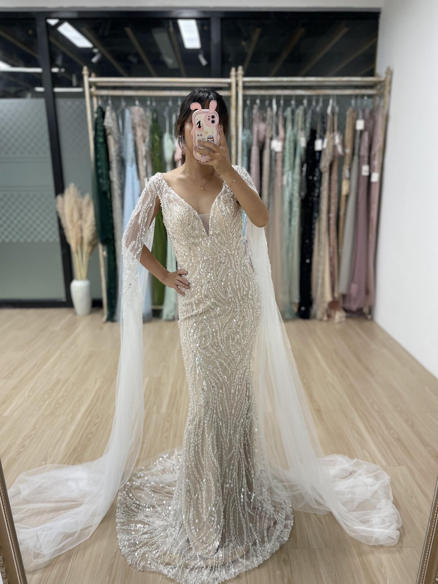 Luxury Lace Beading Couture Evening Dress MY30024
