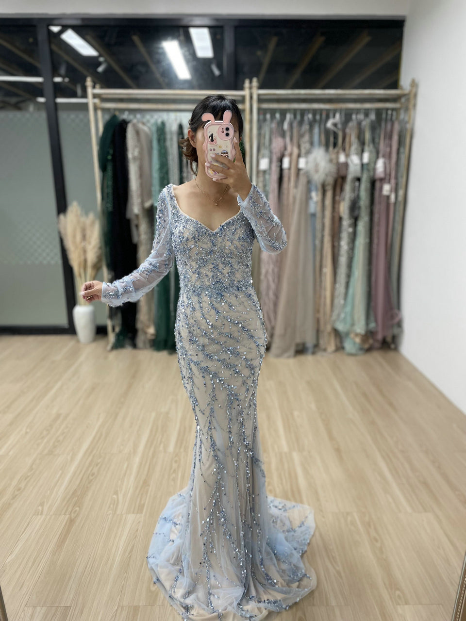 Elegant Sweetheart Halter Neck Beading Evening Dress-Removable Tulle Skirt MY30040
