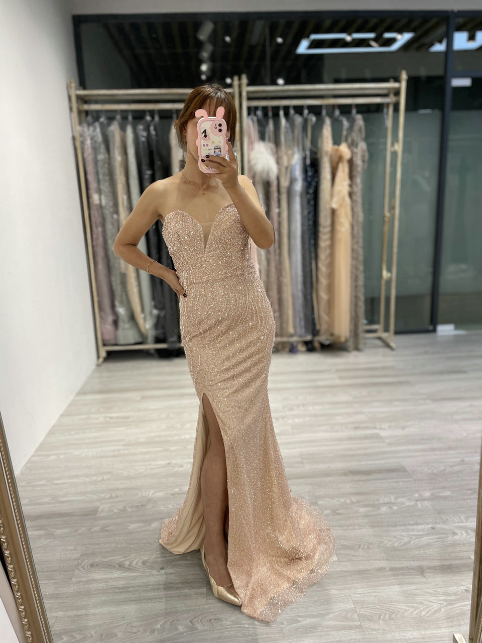 Beautiful Sweet Heart High Split Birthday/Wedding Party Evening Dress DDS046