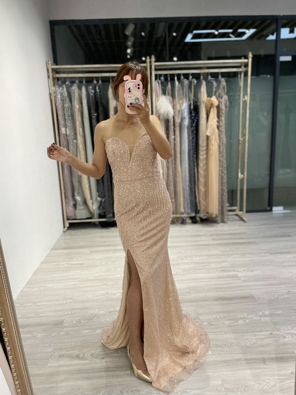 Beautiful Sweet Heart High Split Birthday/Wedding Party Evening Dress DDS046