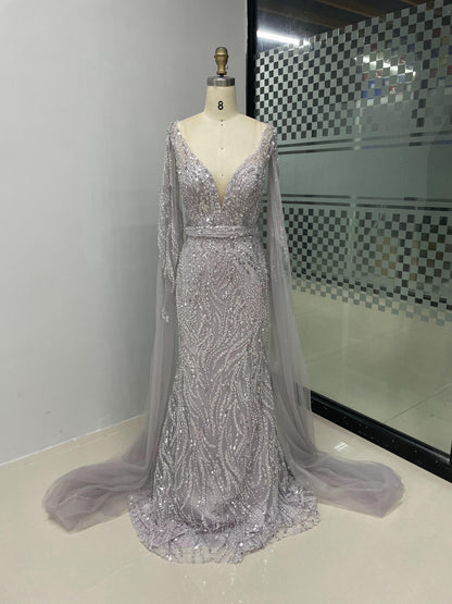 Luxury Lace  Beading Couture Evening Dress MY30024