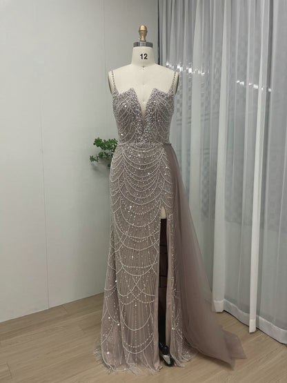 Exclusive Haute Couture High Split Evening Dress MY30047